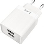 HOCO C51A AC CHARGER 3.4A 2xUSB WHITE